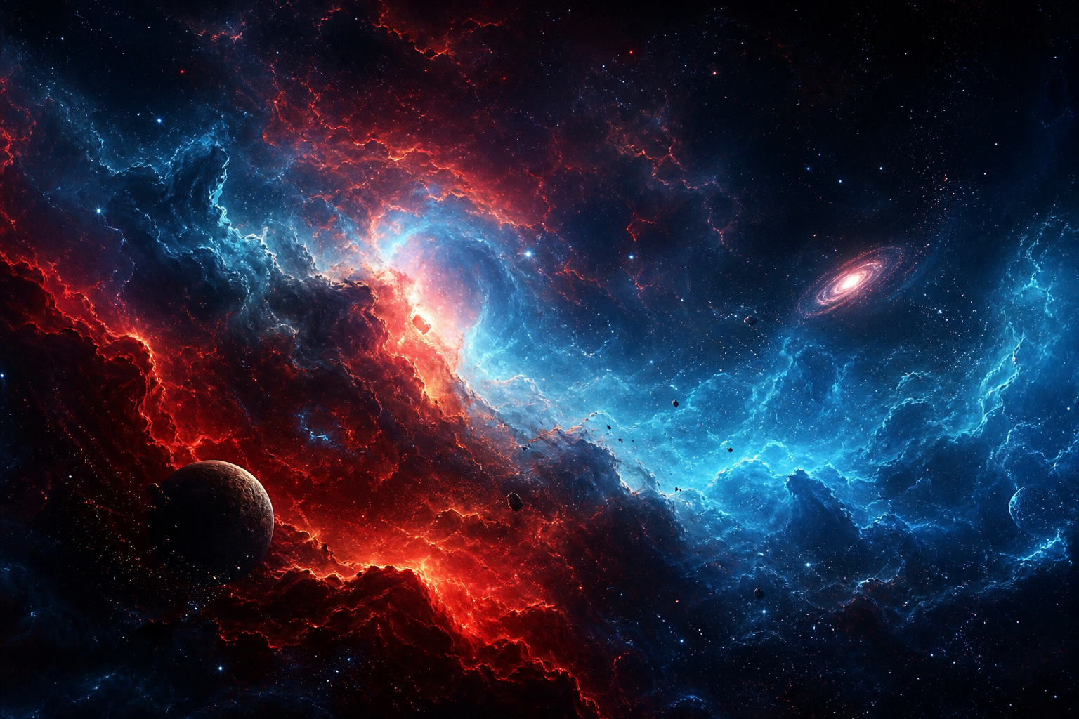 Cosmic Storm Nebula Space Wallpaper  8 4K