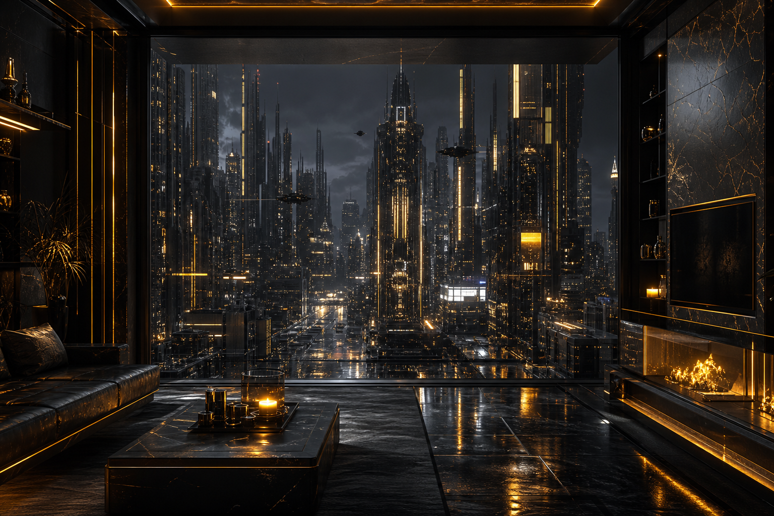 Cyberpunk Apartment Window View Cyberpunk Wallpaper  14 4K