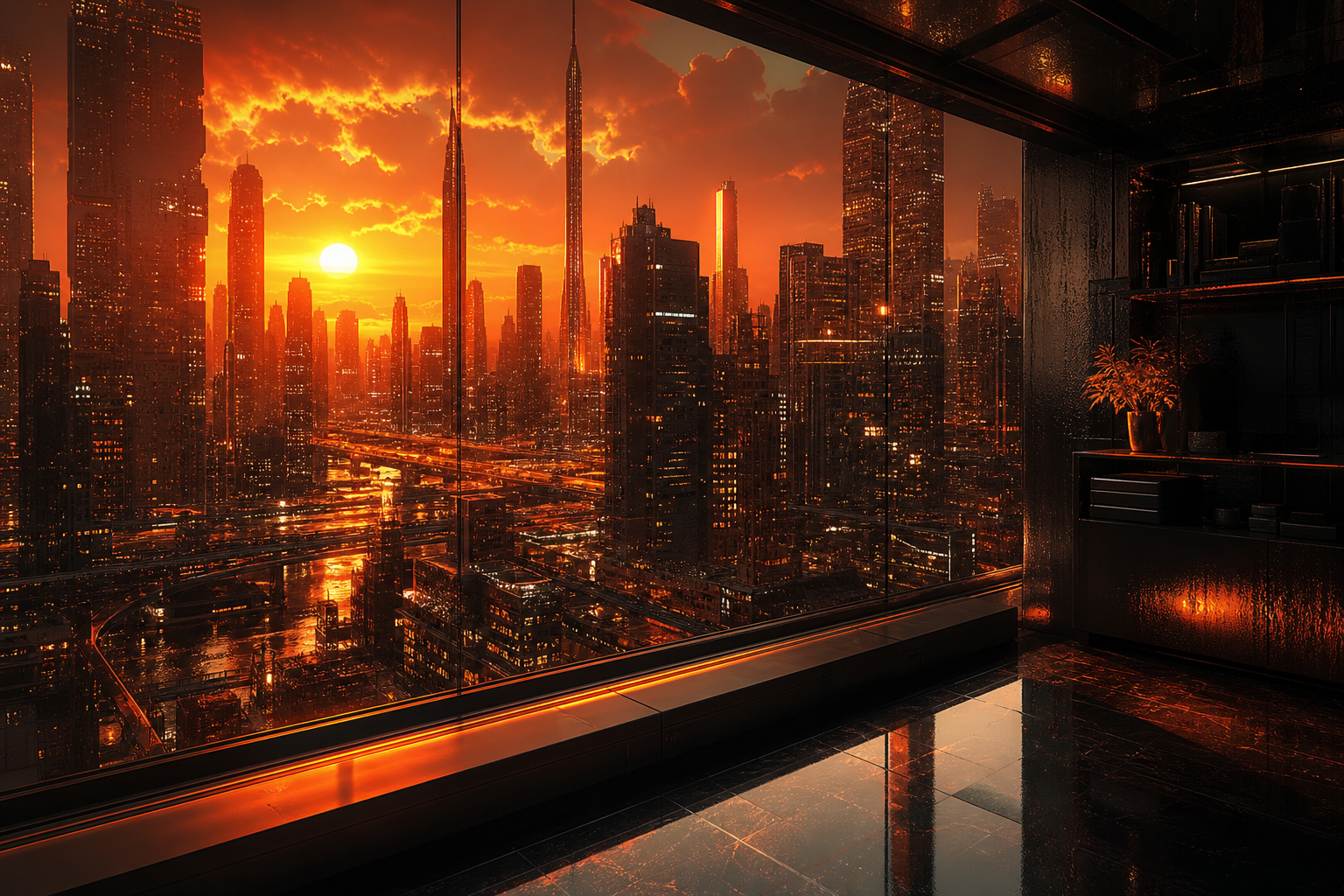Cyberpunk Apartment Window View Cyberpunk Wallpaper 14 4K 11 4K Cyberpunk Wallpaper