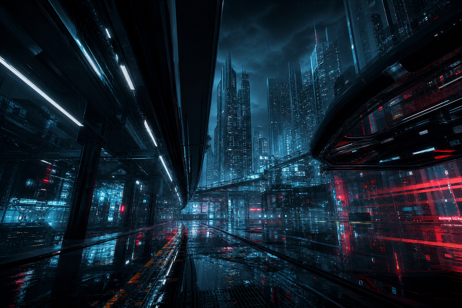 Cyberpunk Subway Station Cyberpunk Wallpaper  10 4K