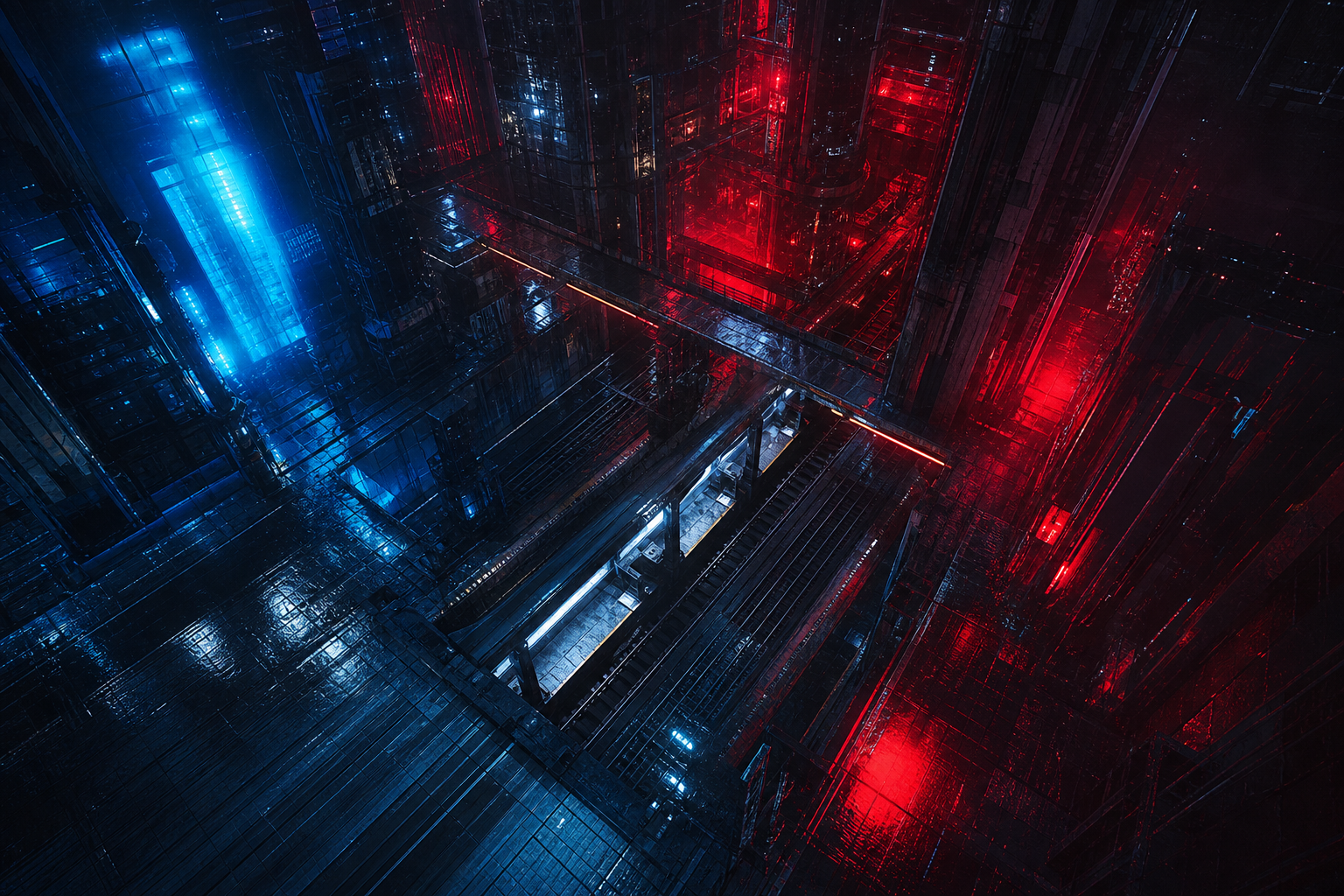 Cyberpunk Subway Station Cyberpunk Wallpaper  10 4K