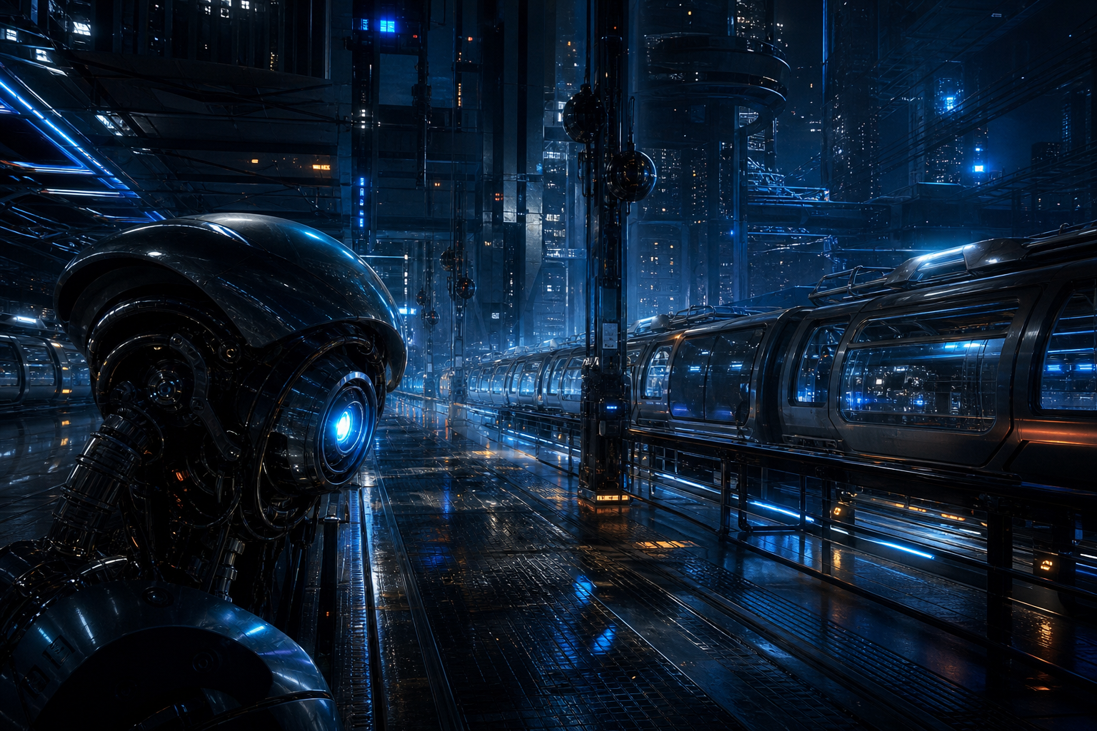 Cyberpunk Subway Station Cyberpunk Wallpaper  10 4K