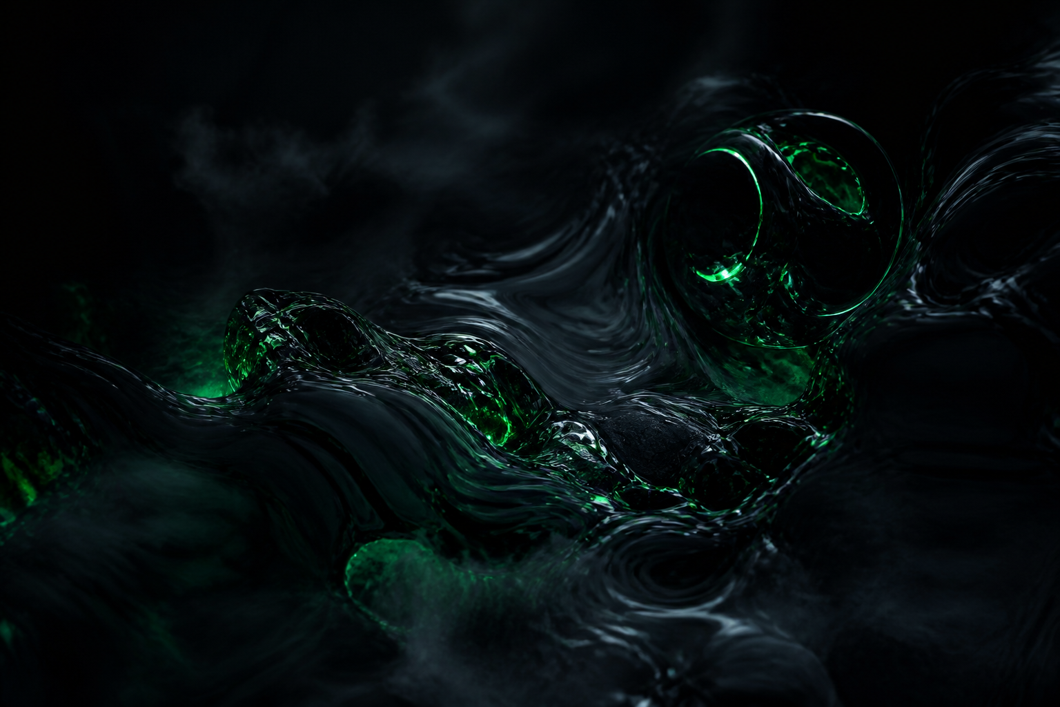 Dark Liquid Metal Abstract Amoled Wallpaper  5 4K
