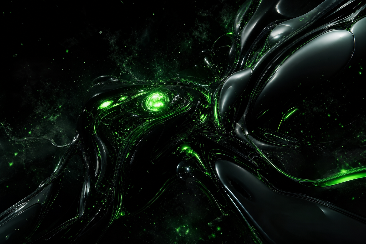 Dark Liquid Metal Abstract Amoled Wallpaper  5 4K