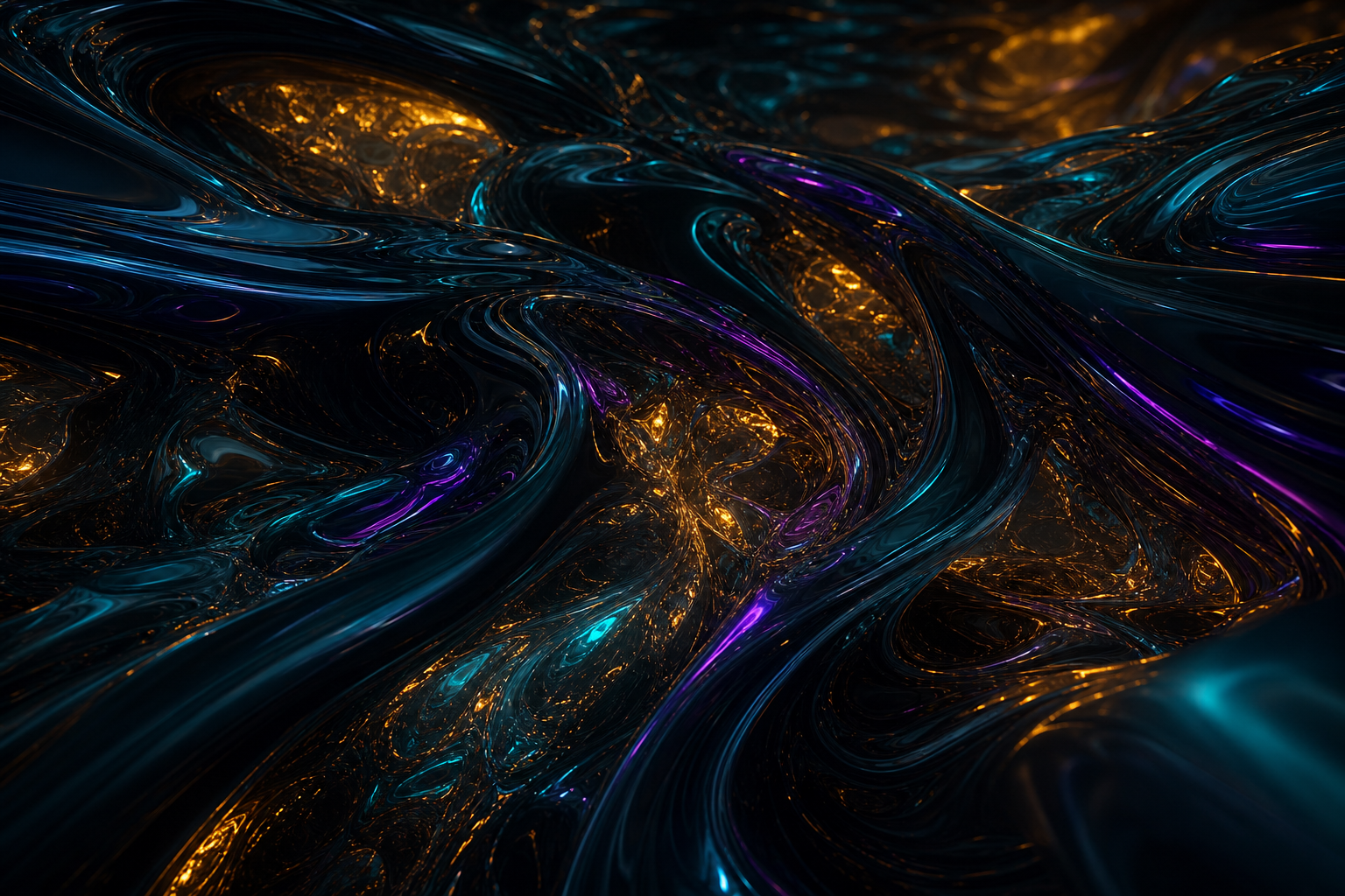 Dark Liquid Metal Abstract Amoled Wallpaper  5 4K