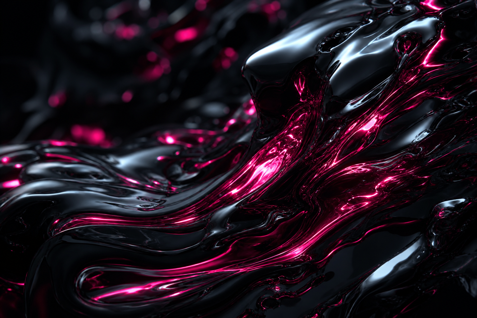 Dark Liquid Metal Abstract Amoled Wallpaper  5 4K