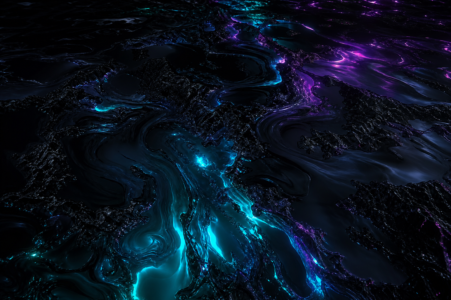 Dark Liquid Metal Abstract Amoled Wallpaper  5 4K