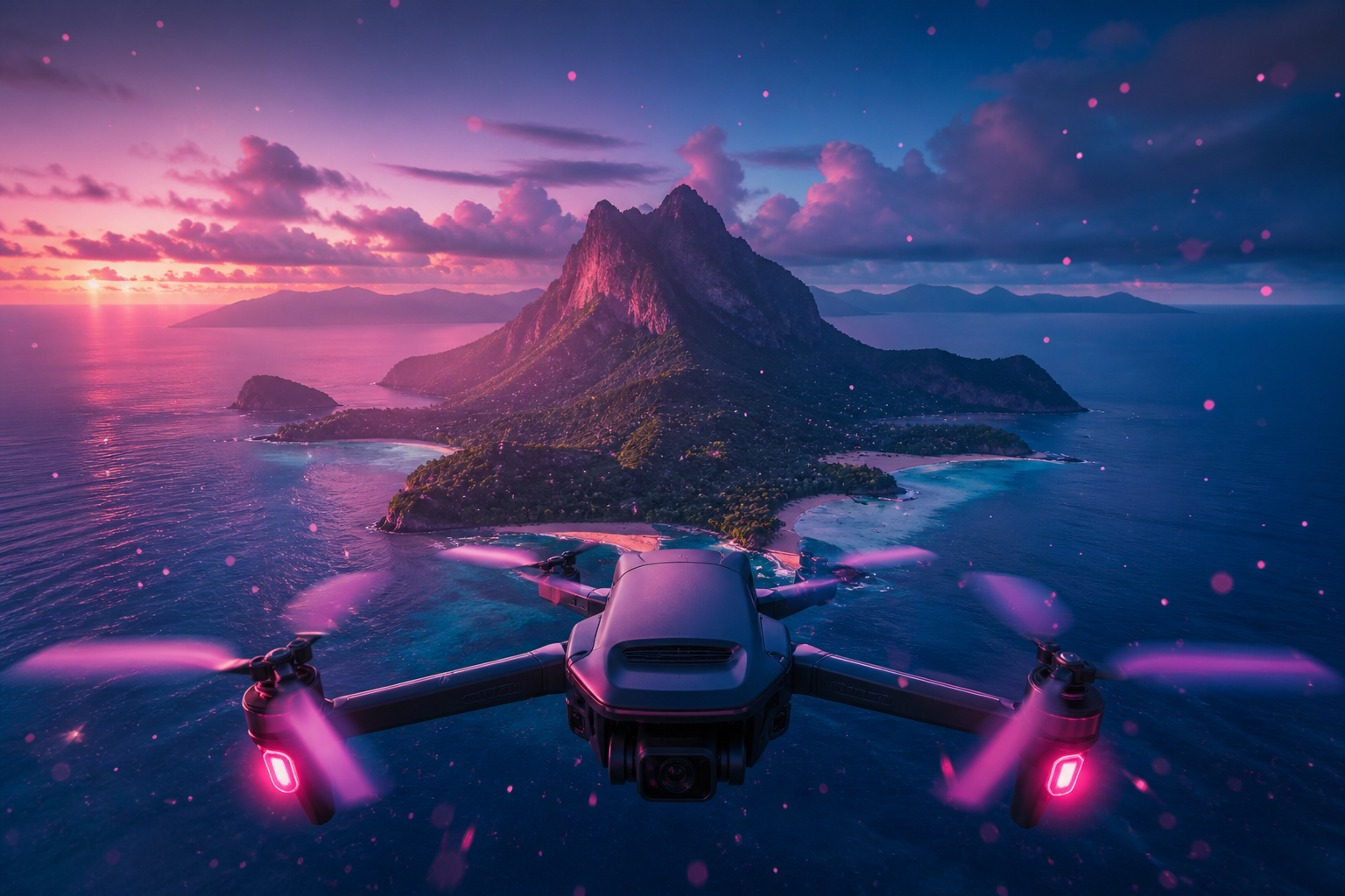 Drone View Tropical Island Drone Wallpaper  7 4K