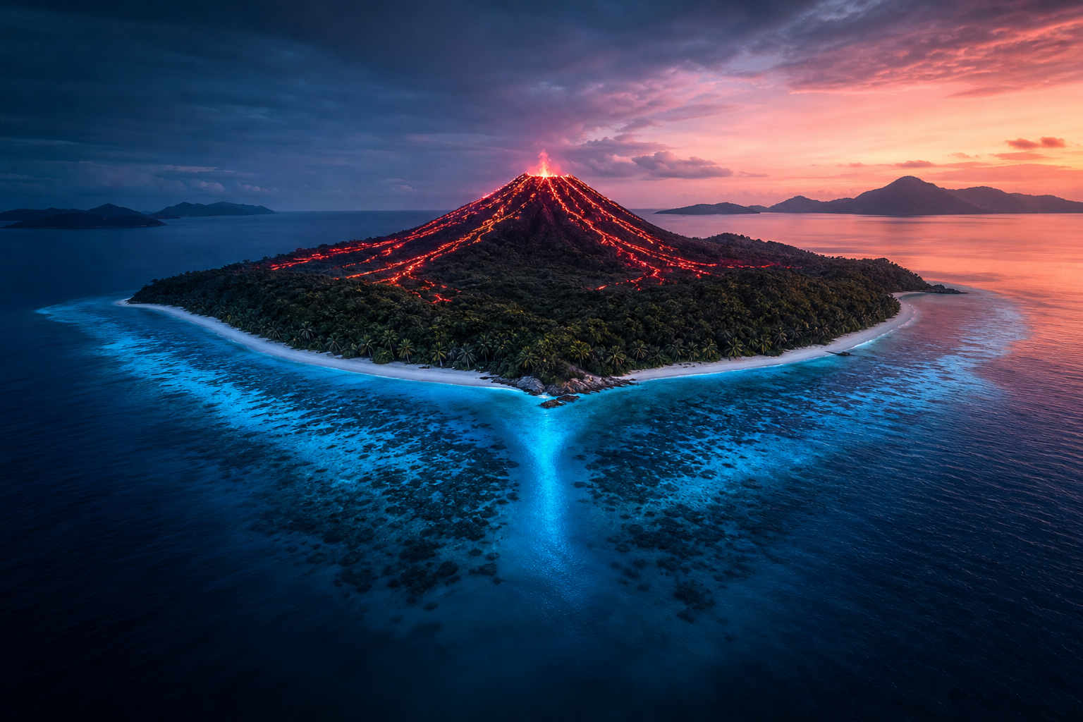 Drone View Tropical Island Drone Wallpaper  7 4K