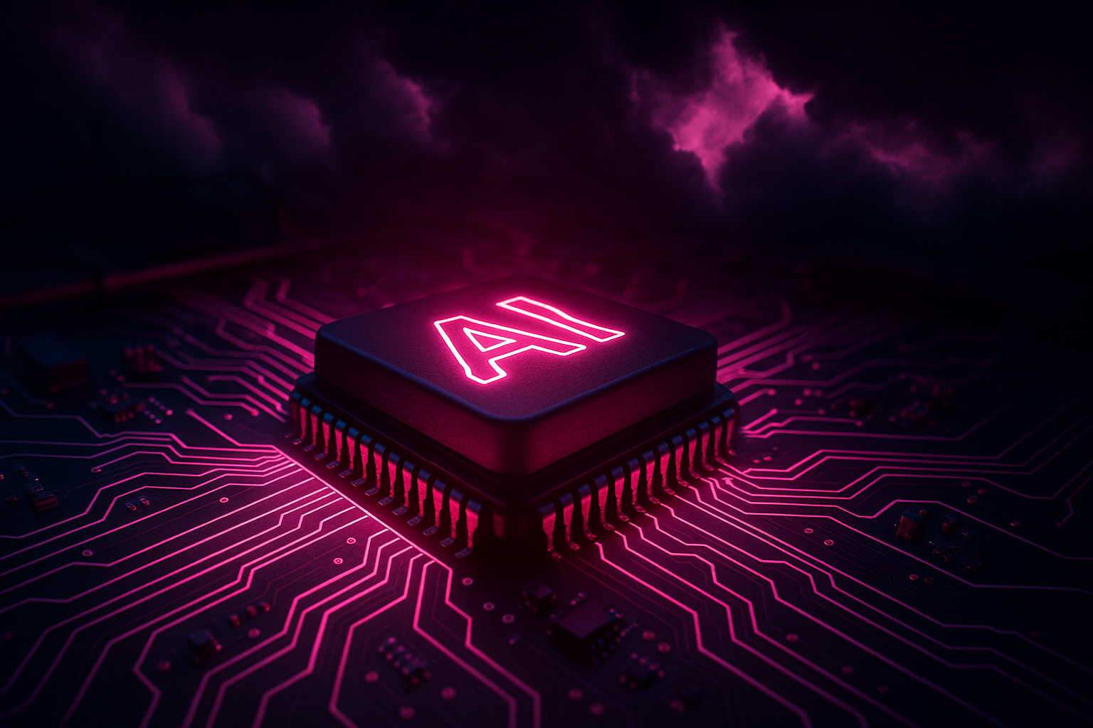Electronics Lab With Oscilloscope And Neon Lights Electronics Wallpaper 11 4K 4K Electronics Wallpaper