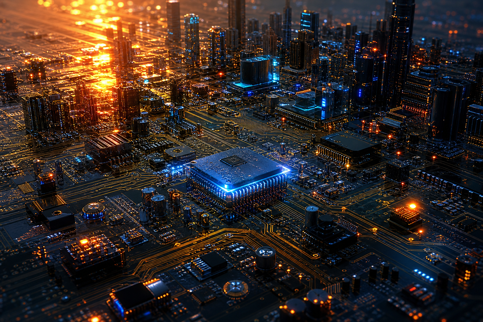 Engineering Desk With PCB Prototypes Electronics Wallpaper  7 4K