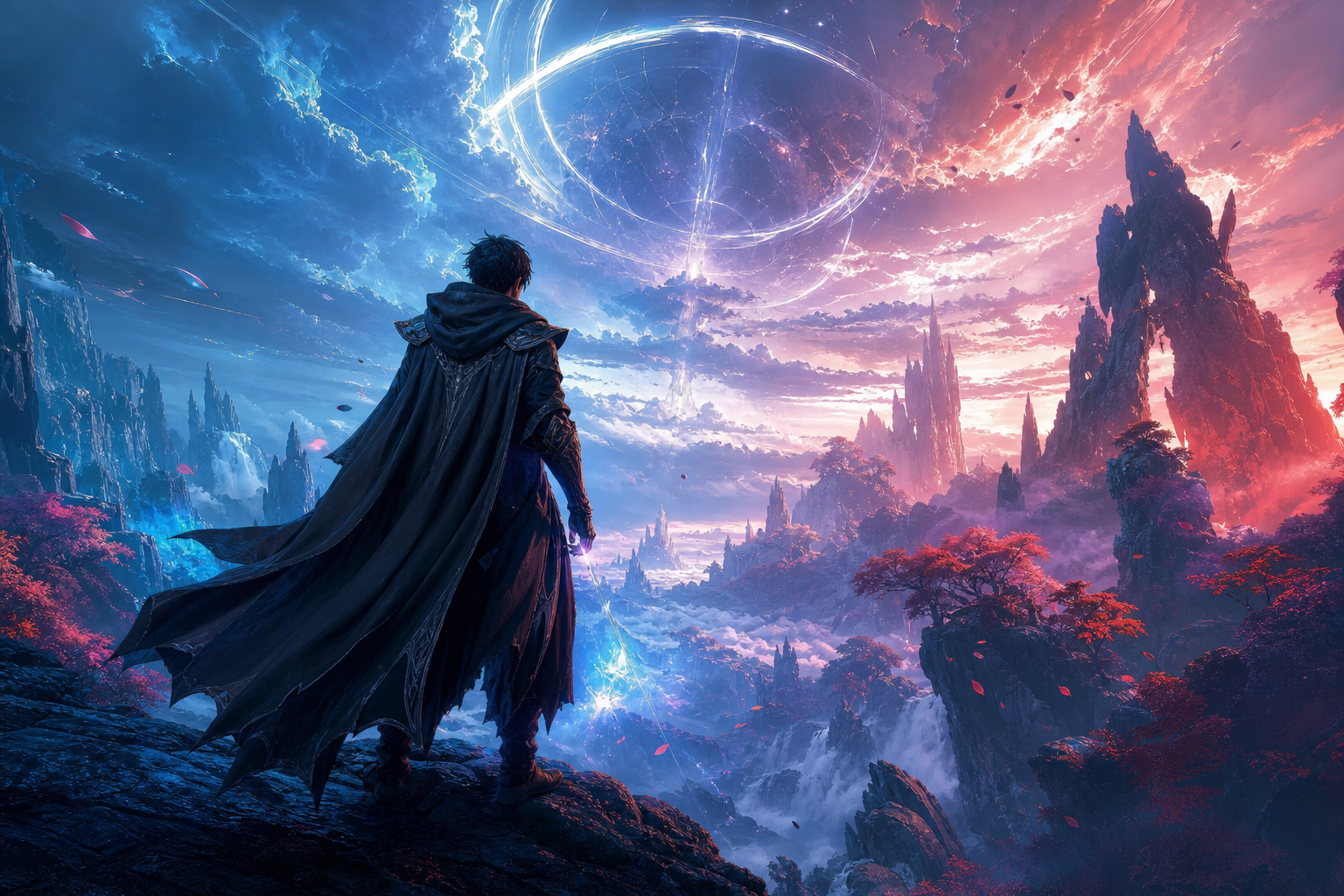 Epic Fantasy Warrior With Glowing Sword Gaming Wallpaper  12 4K