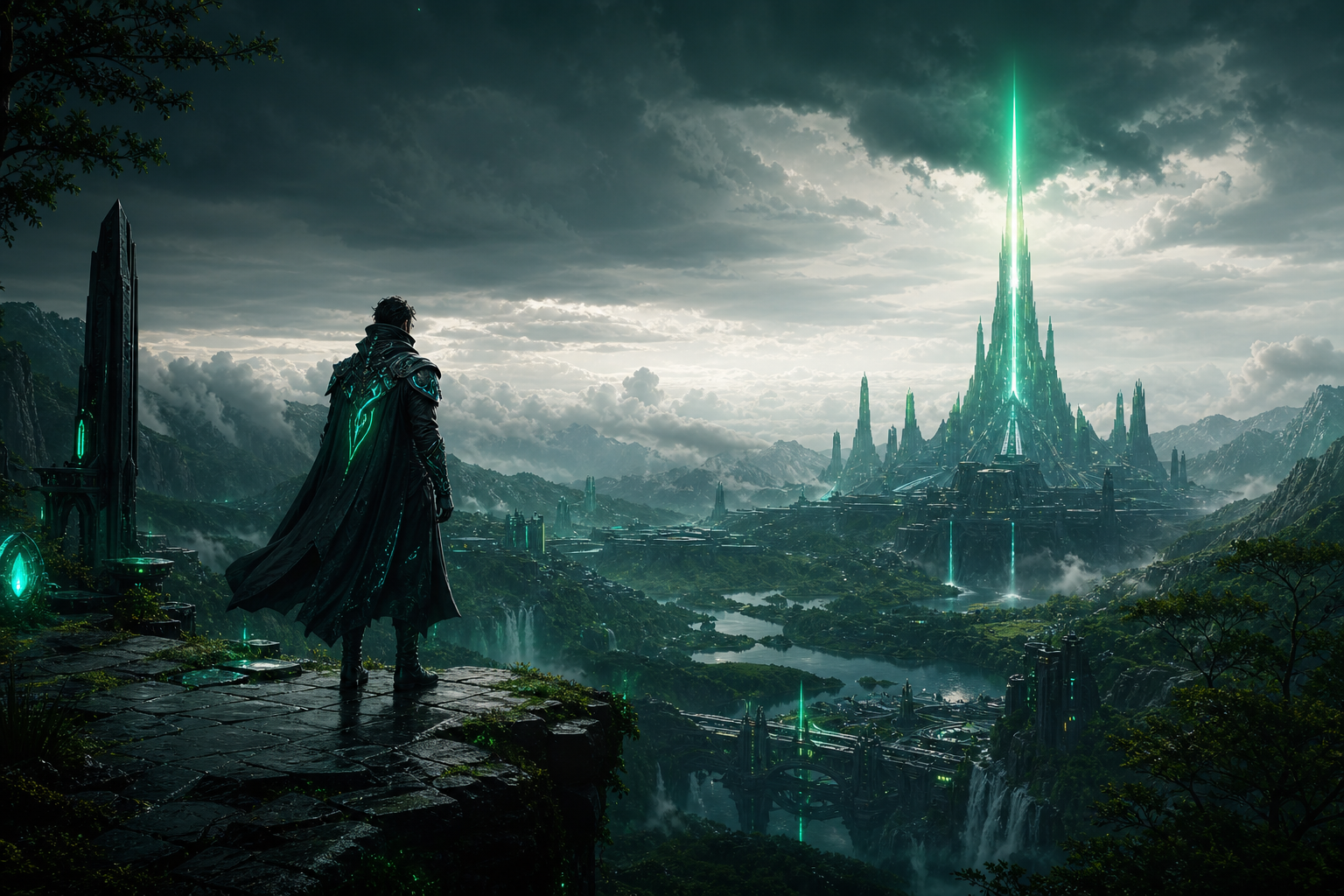 Epic Fantasy Warrior With Glowing Sword Gaming Wallpaper  12 4K
