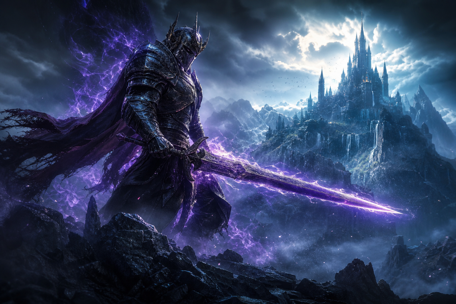 Epic Fantasy Warrior With Glowing Sword Gaming Wallpaper  12 4K
