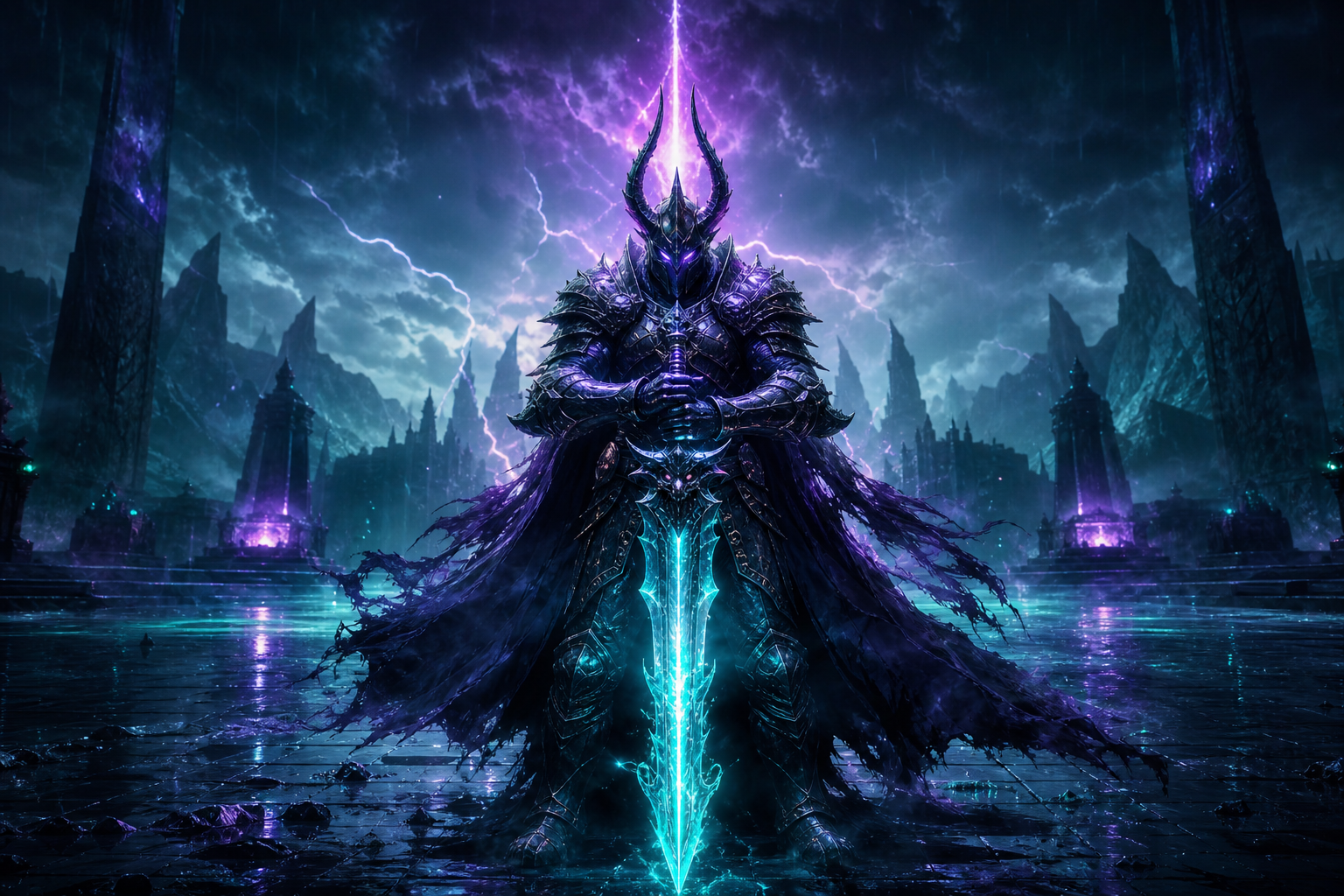 Epic Fantasy Warrior With Glowing Sword Gaming Wallpaper  12 4K