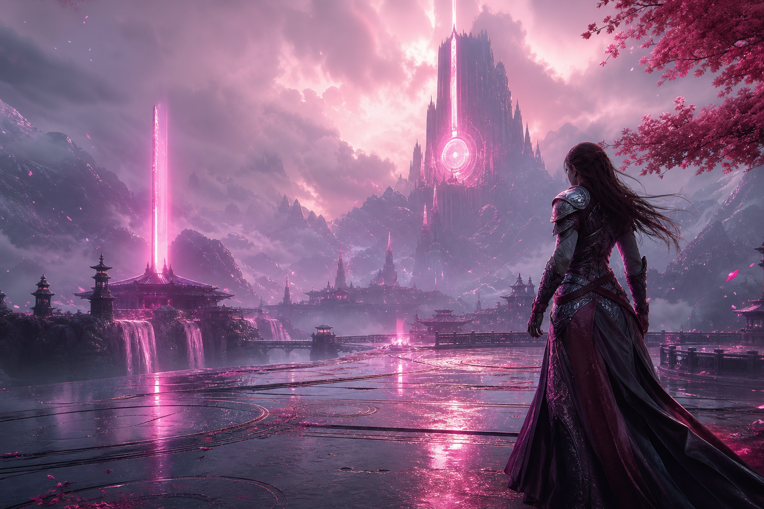 Epic Fantasy Warrior With Glowing Sword Gaming Wallpaper  2 4K
