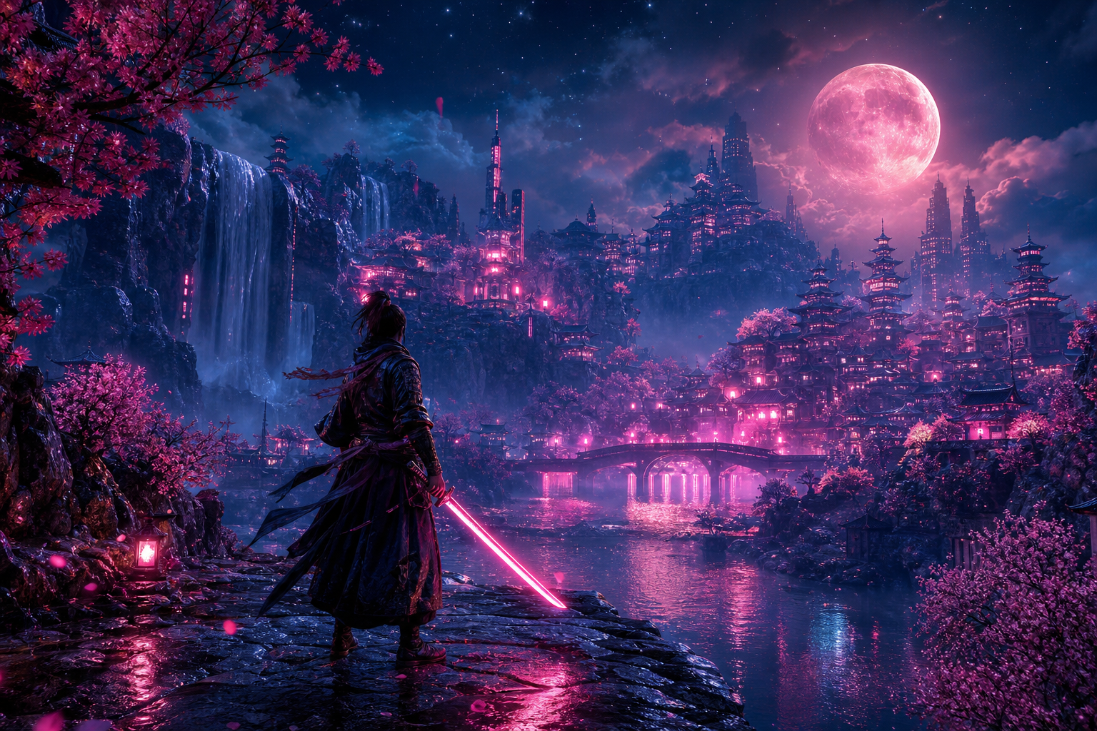 Epic Fantasy Warrior With Glowing Sword Gaming Wallpaper  2 4K