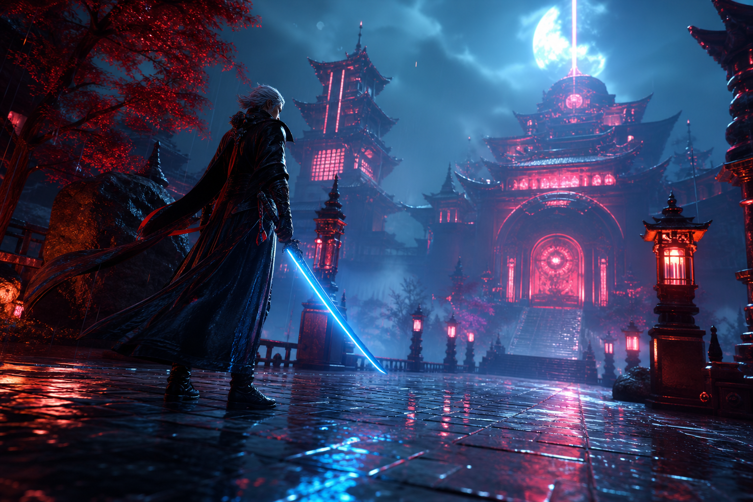 Epic Fantasy Warrior With Glowing Sword Gaming Wallpaper  2 4K