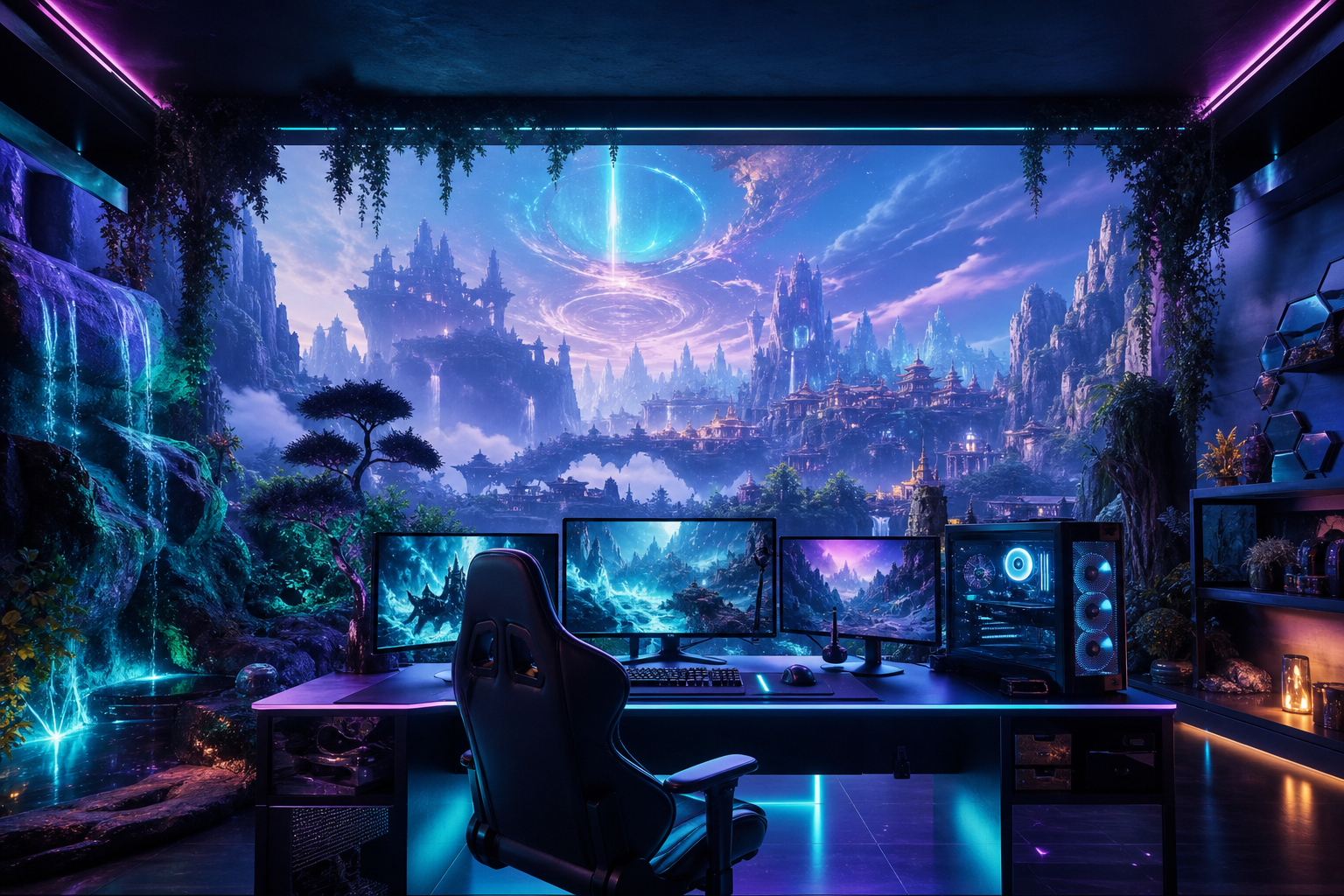 Esports Stage With Dramatic Lighting Gaming Wallpaper 6 4K 10 4K Gaming Wallpaper