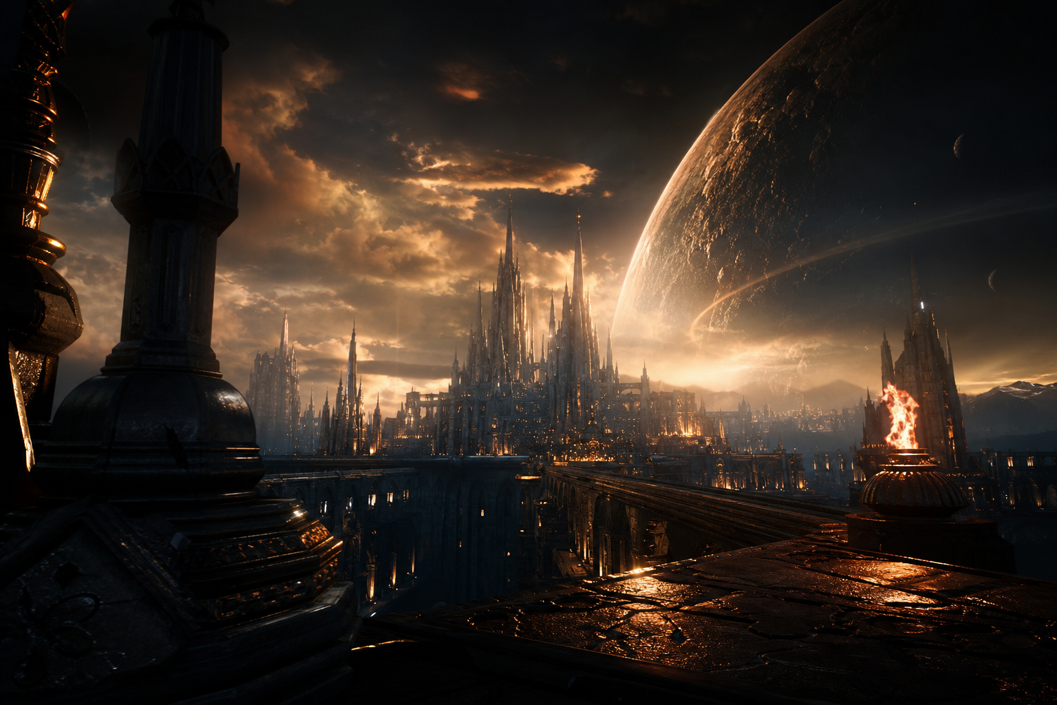 Fantasy Castle Landscape With Cinematic Atmosphere Movie Wallpaper 5 4K 10 4K Movie Wallpaper