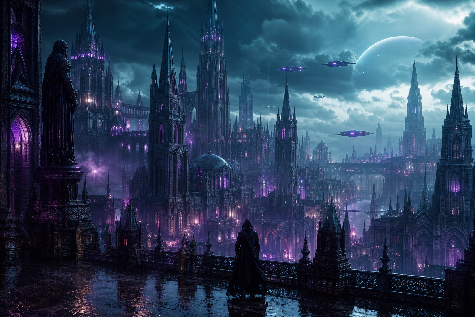 Fantasy Castle Landscape With Cinematic Atmosphere Movie Wallpaper  5 4K