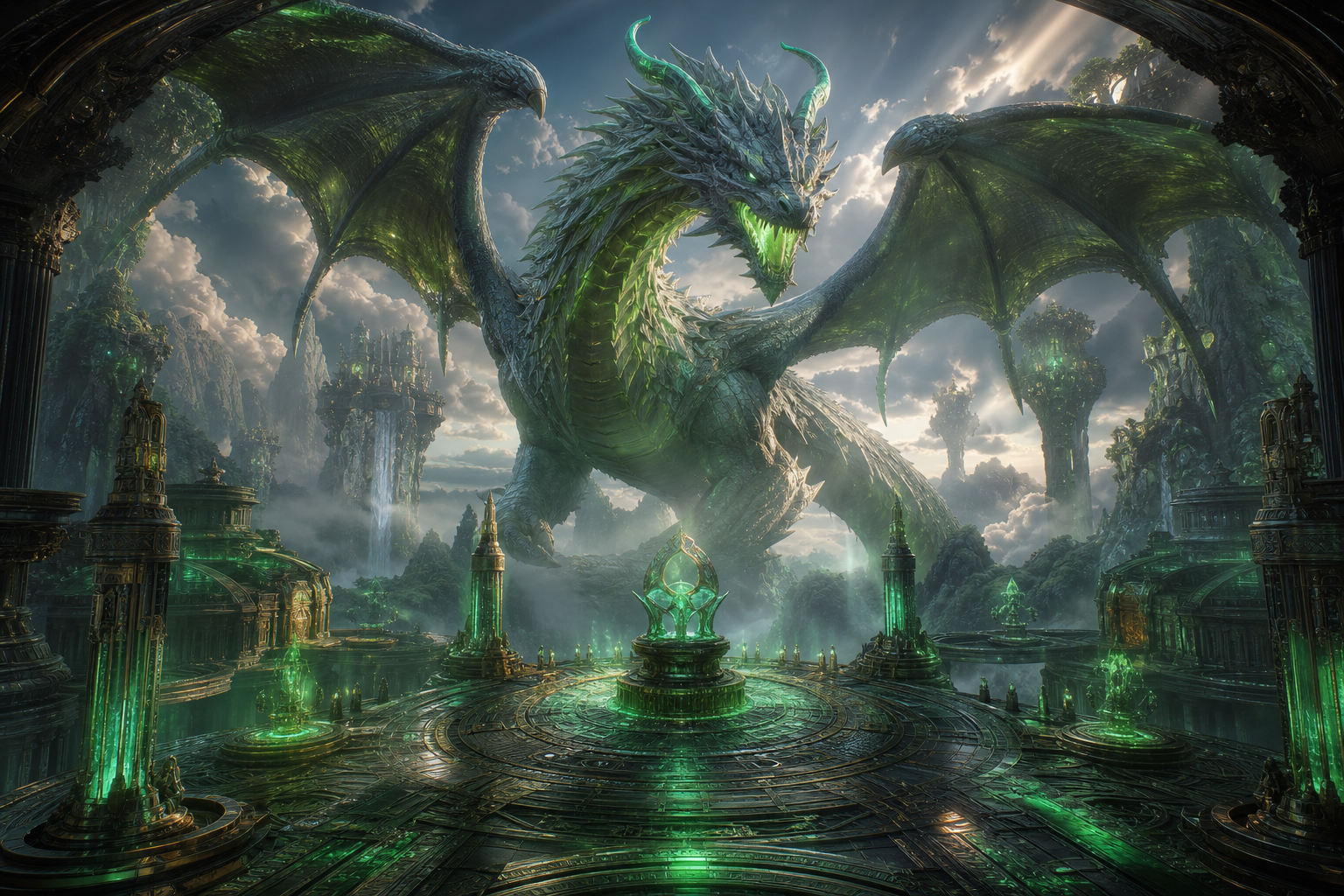 Fantasy Dragon Boss Battle Scene Gaming Wallpaper 15 4K 10 4K Gaming Wallpaper