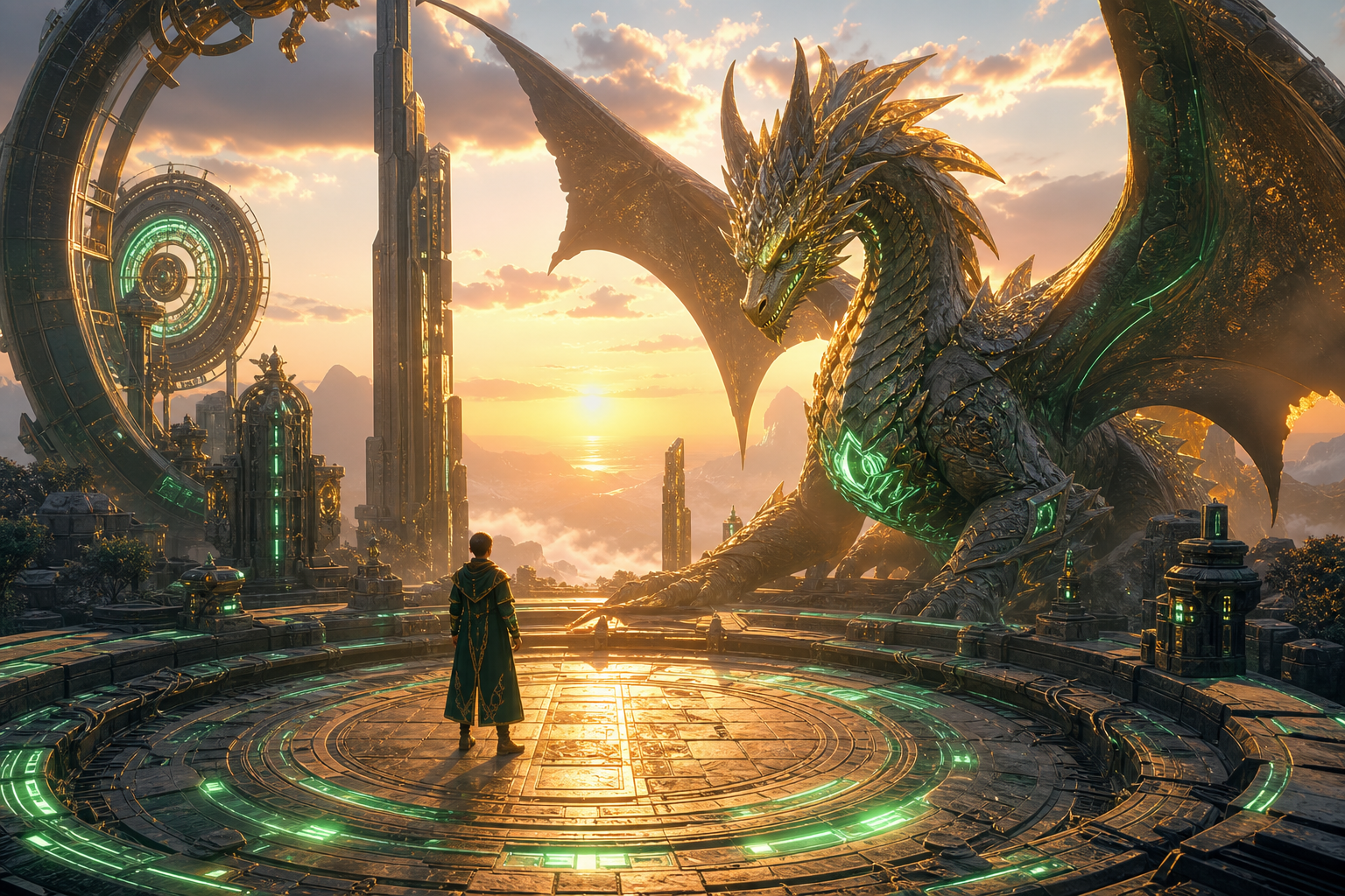 Fantasy Dragon Boss Battle Scene Gaming Wallpaper  15 4K