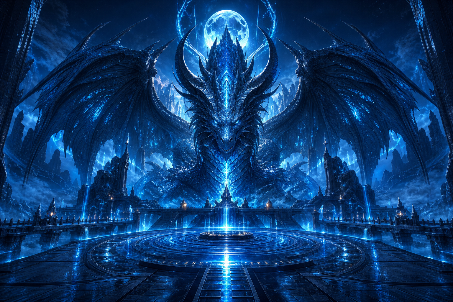Fantasy Dragon Boss Battle Scene Gaming Wallpaper  15 4K