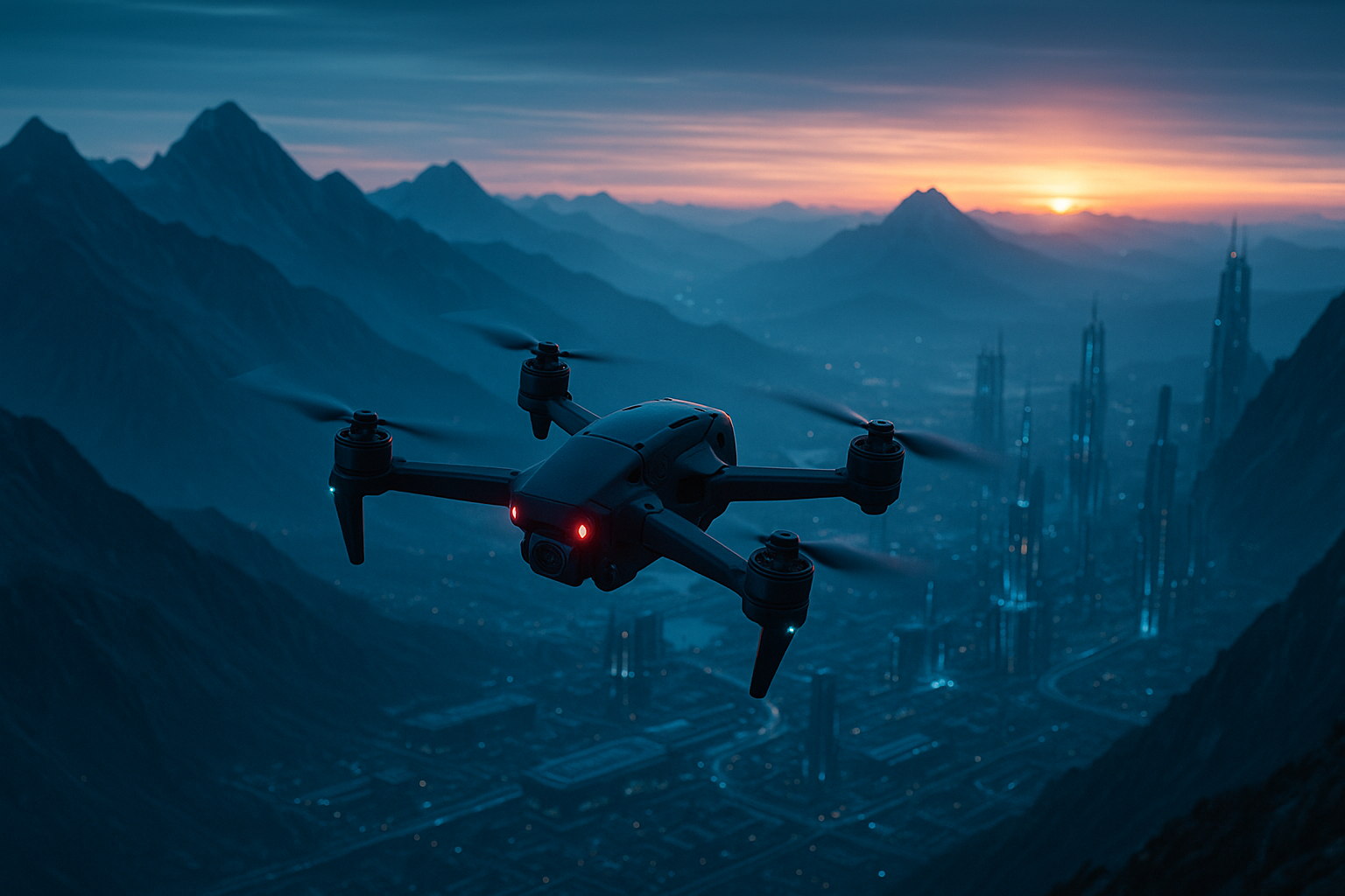 Fpv Drone Flying Above Mountains At Sunset Drone Wallpaper 1 4K 4K Drone Wallpaper