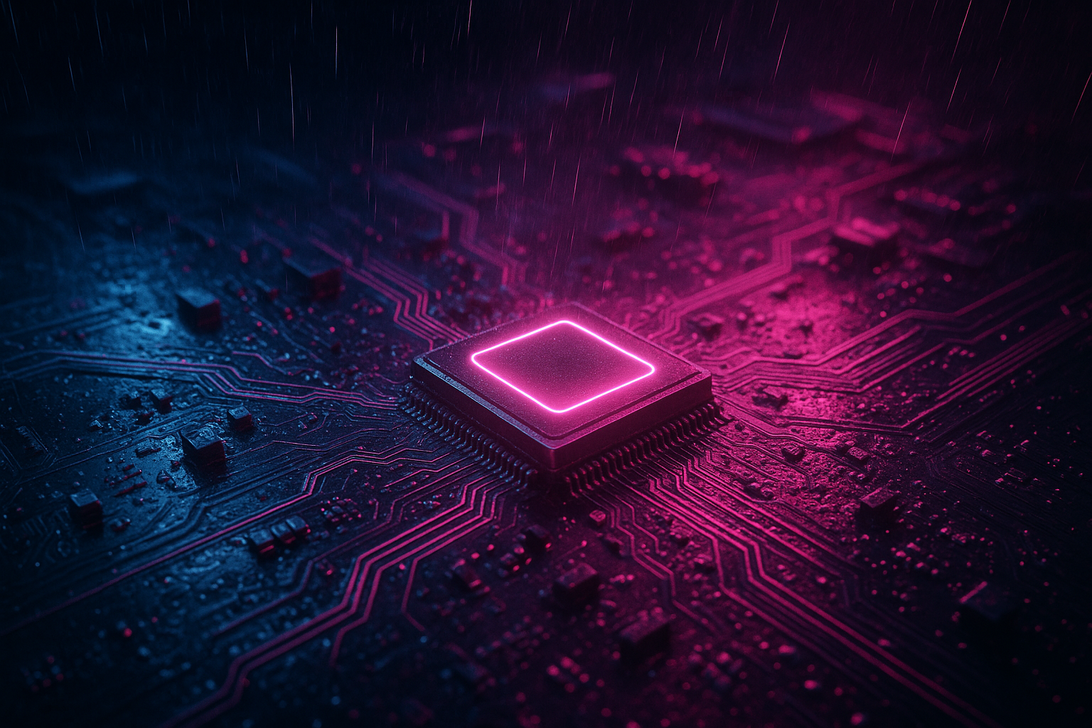 Futuristic Circuit Board Macro Shot Electronics Wallpaper 1 4K 4K Electronics Wallpaper