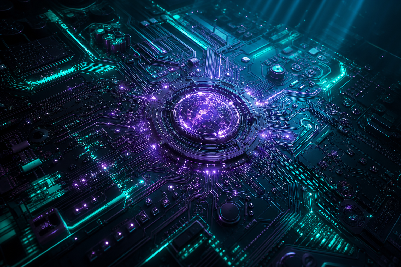 Futuristic Circuit Board Macro Shot Electronics Wallpaper 1 4K 11 4K Electronics Wallpaper