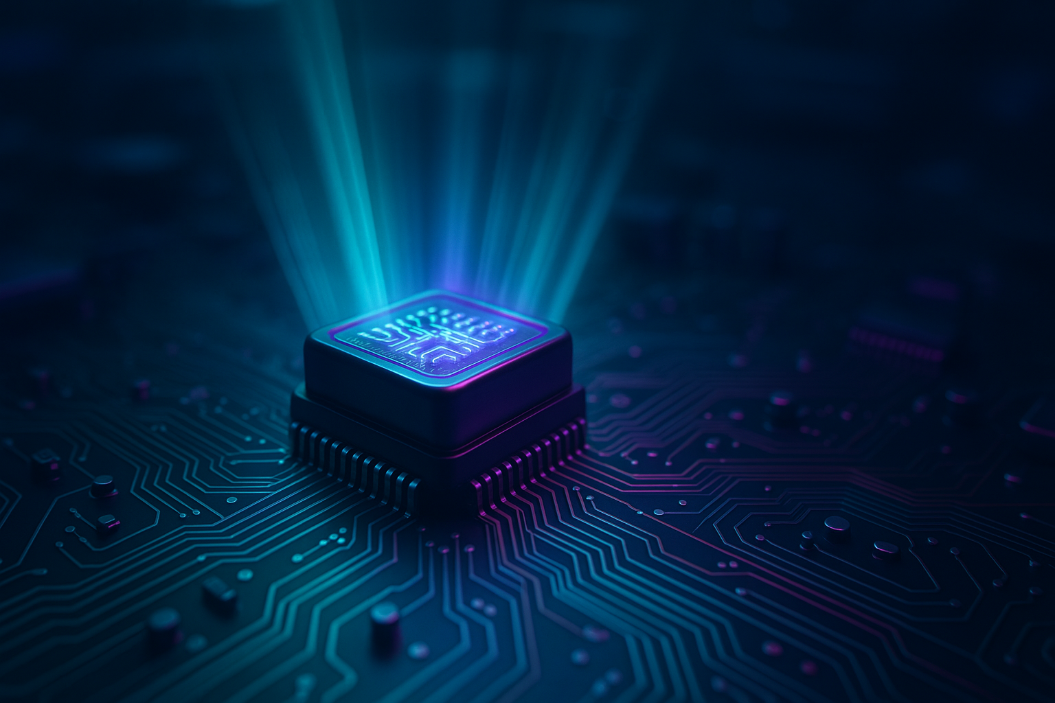 Futuristic Circuit Board Macro Shot Electronics Wallpaper 9 4K 4K Electronics Wallpaper