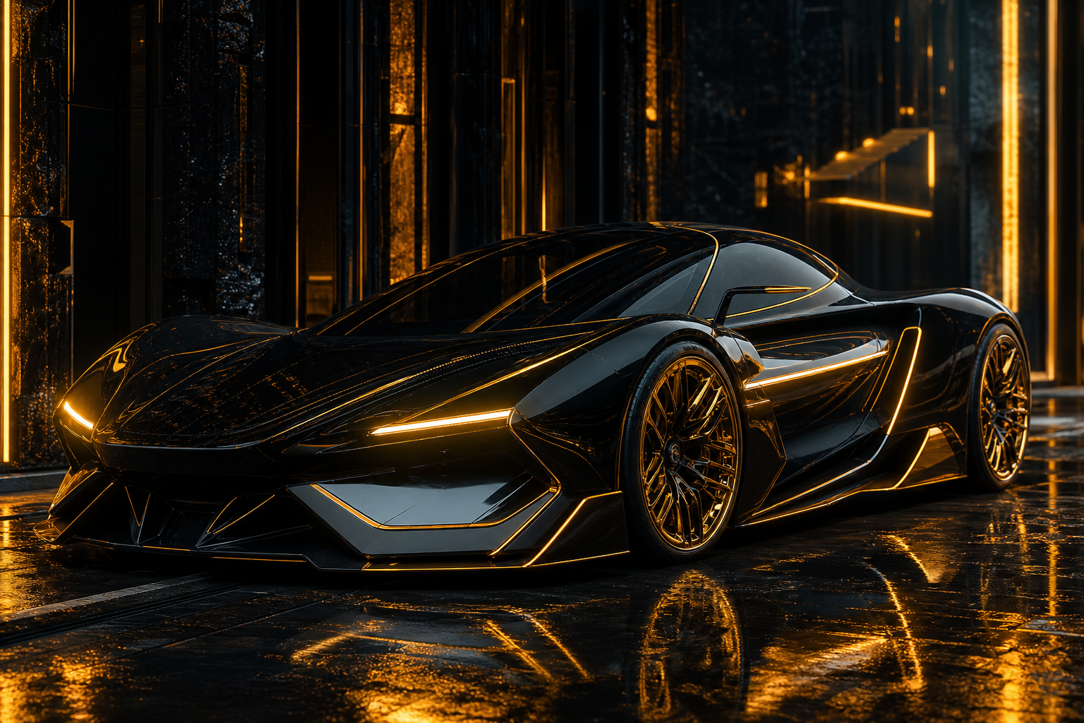 Futuristic Electric Hypercar Studio Shot Cars Wallpaper  5 4K