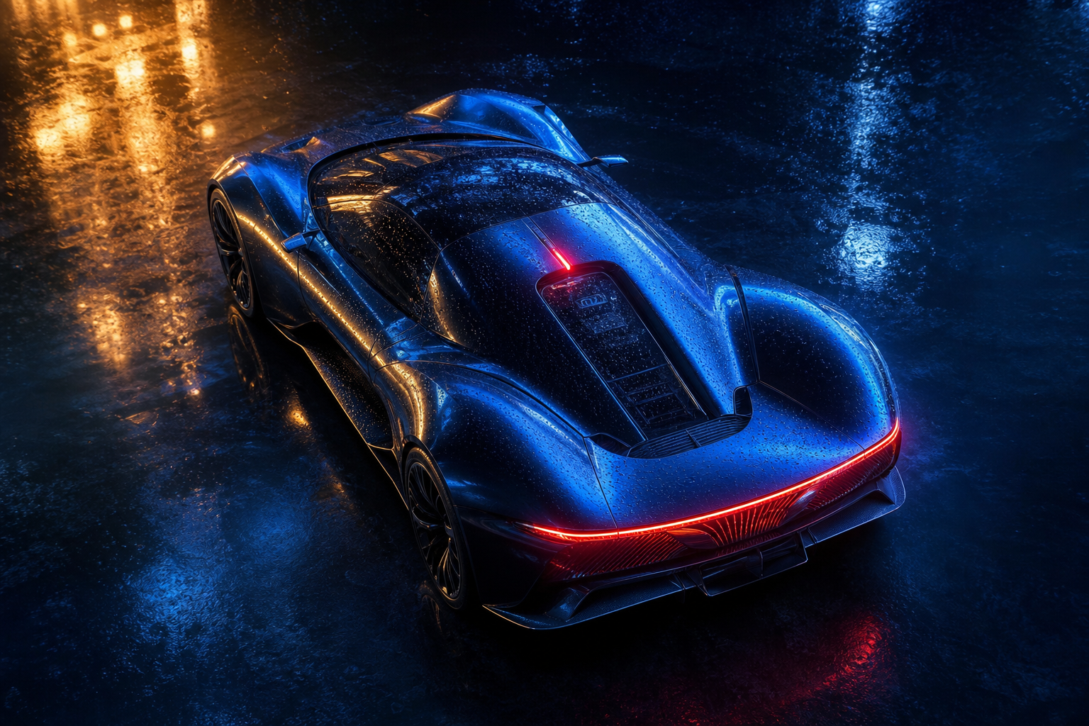 Futuristic Electric Hypercar Studio Shot Cars Wallpaper  5 4K
