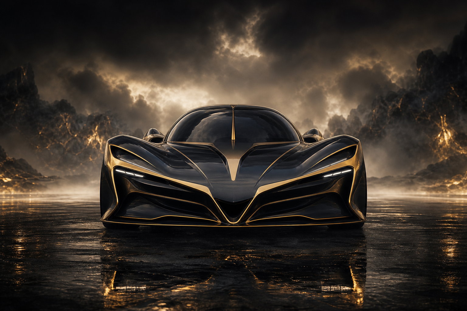 Futuristic Electric Hypercar Studio Shot Cars Wallpaper  5 4K