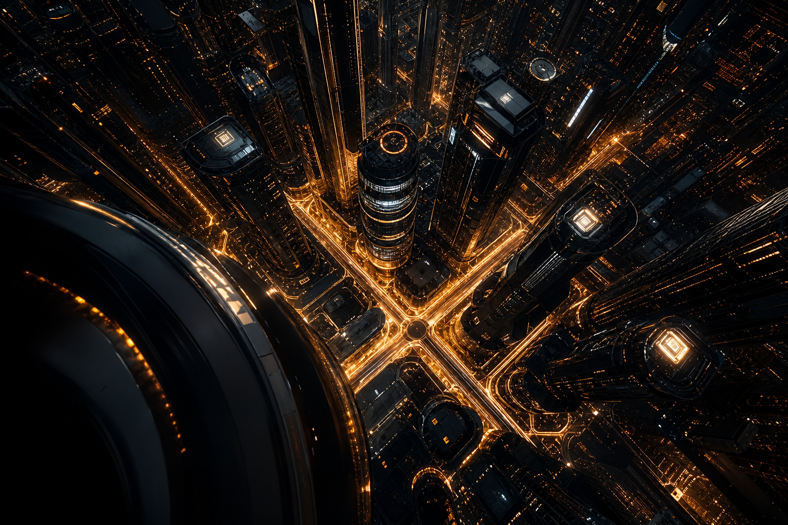 Futuristic Tokyo Street At Night Architecture Wallpaper  2 4K