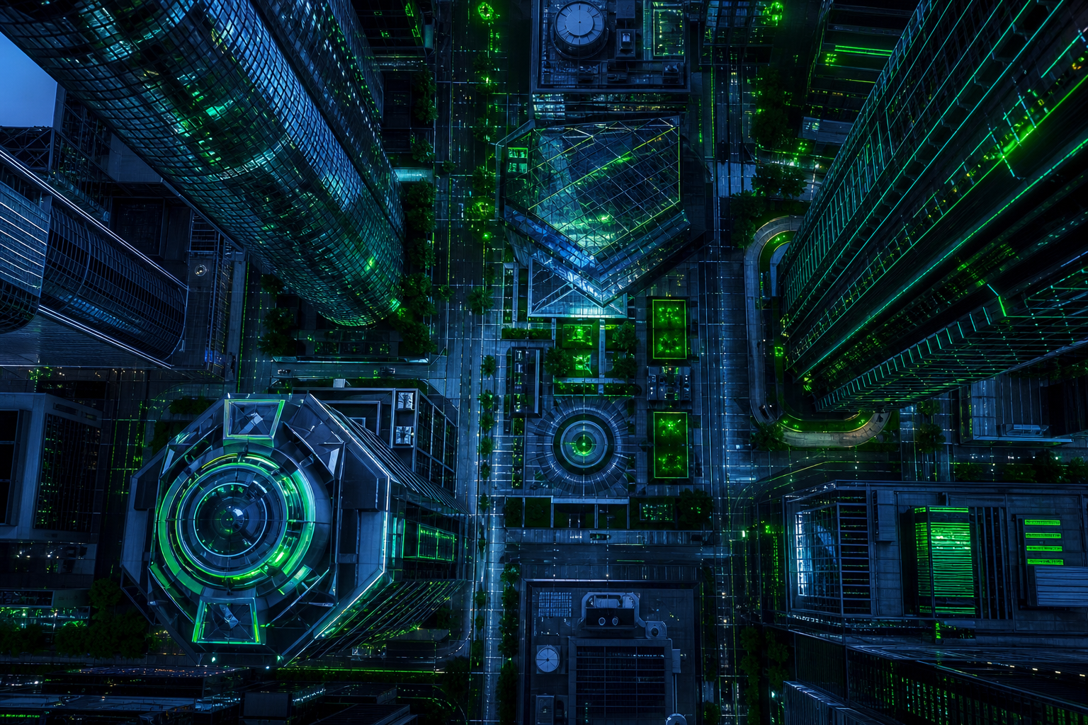 Futuristic Tokyo Street At Night Architecture Wallpaper  2 4K