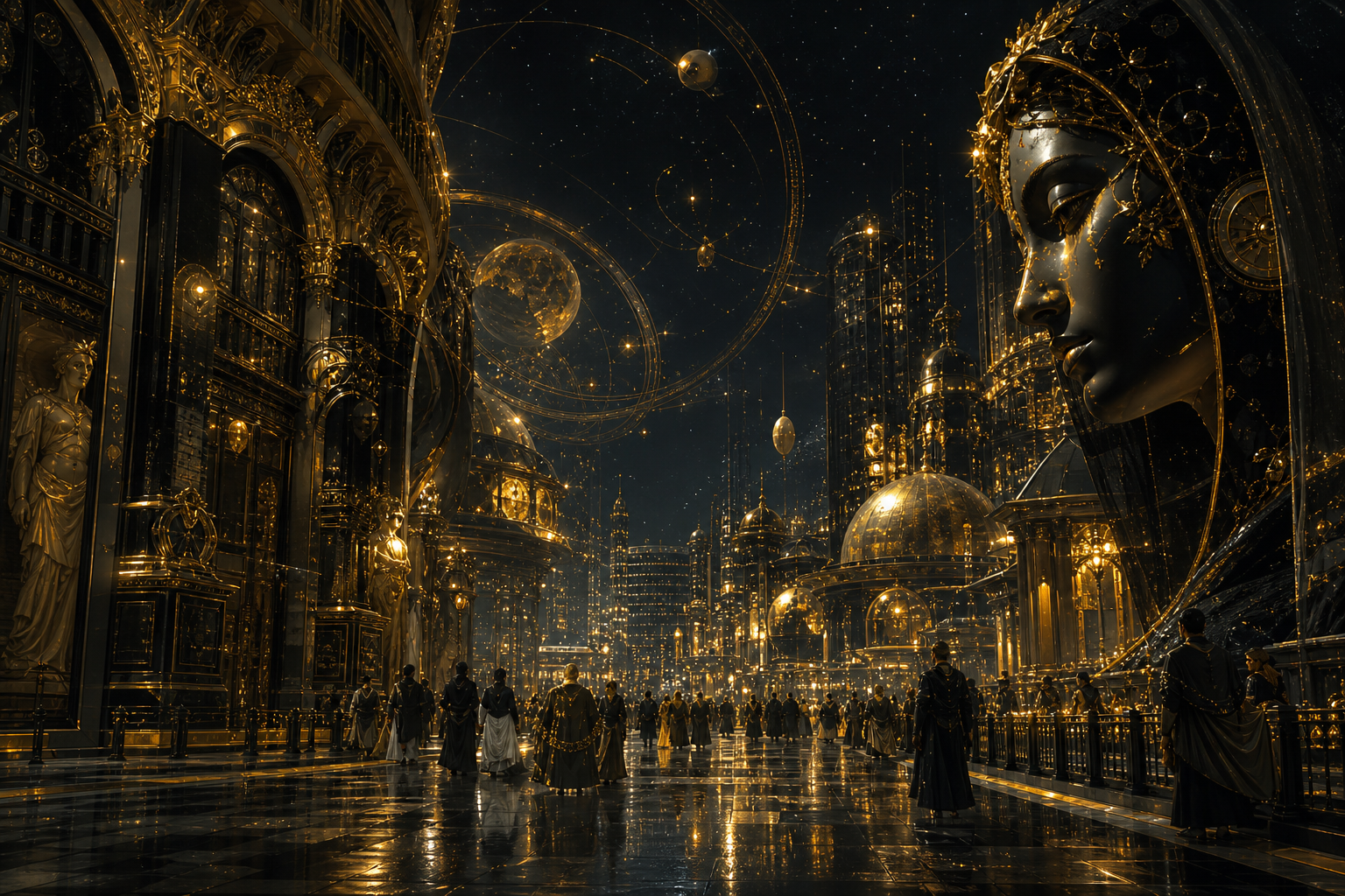 Futuristic Tokyo Street At Night Art Wallpaper  2 4K