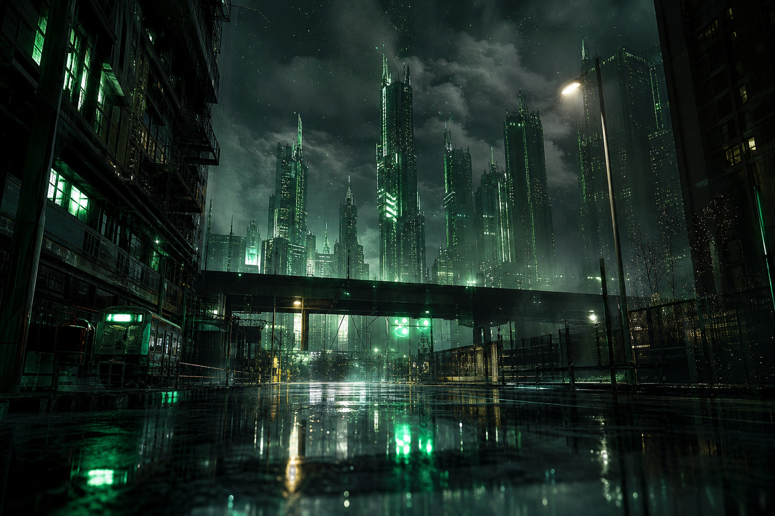 Futuristic Tokyo Street At Night Cyberpunk Wallpaper  2 4K