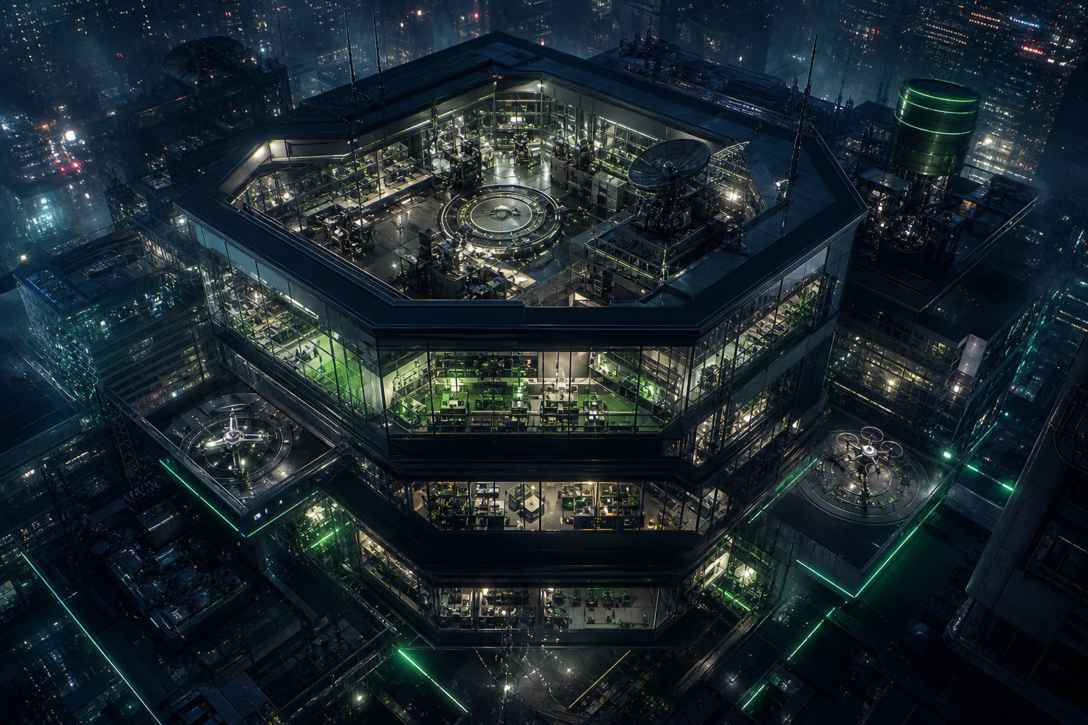 Futuristic Tokyo Street At Night Hamster-Robotics Wallpaper  2 4K