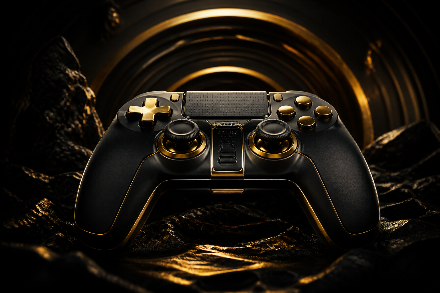 Gaming Controller On Dark Neon Background Gaming Wallpaper  20 4K