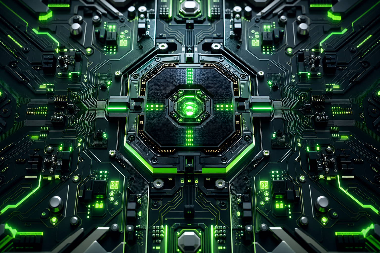 High Tech Motherboard Abstract Closeup Electronics Wallpaper  5 4K