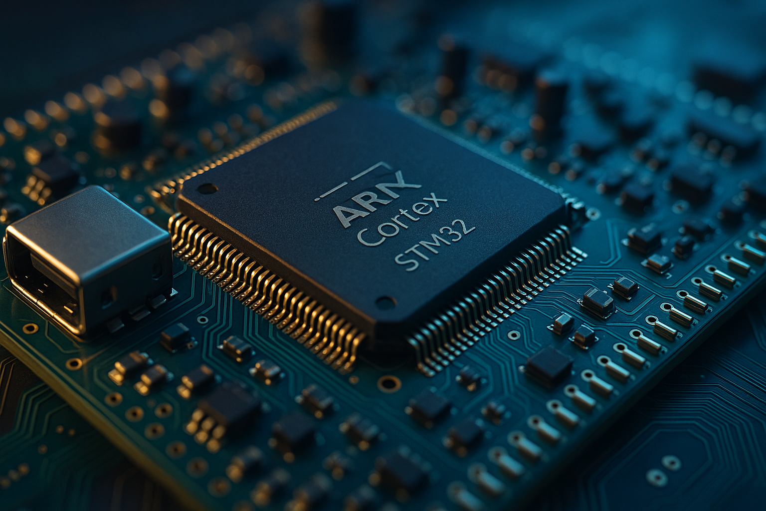 High Tech Motherboard Abstract Closeup Electronics Wallpaper  5 4K