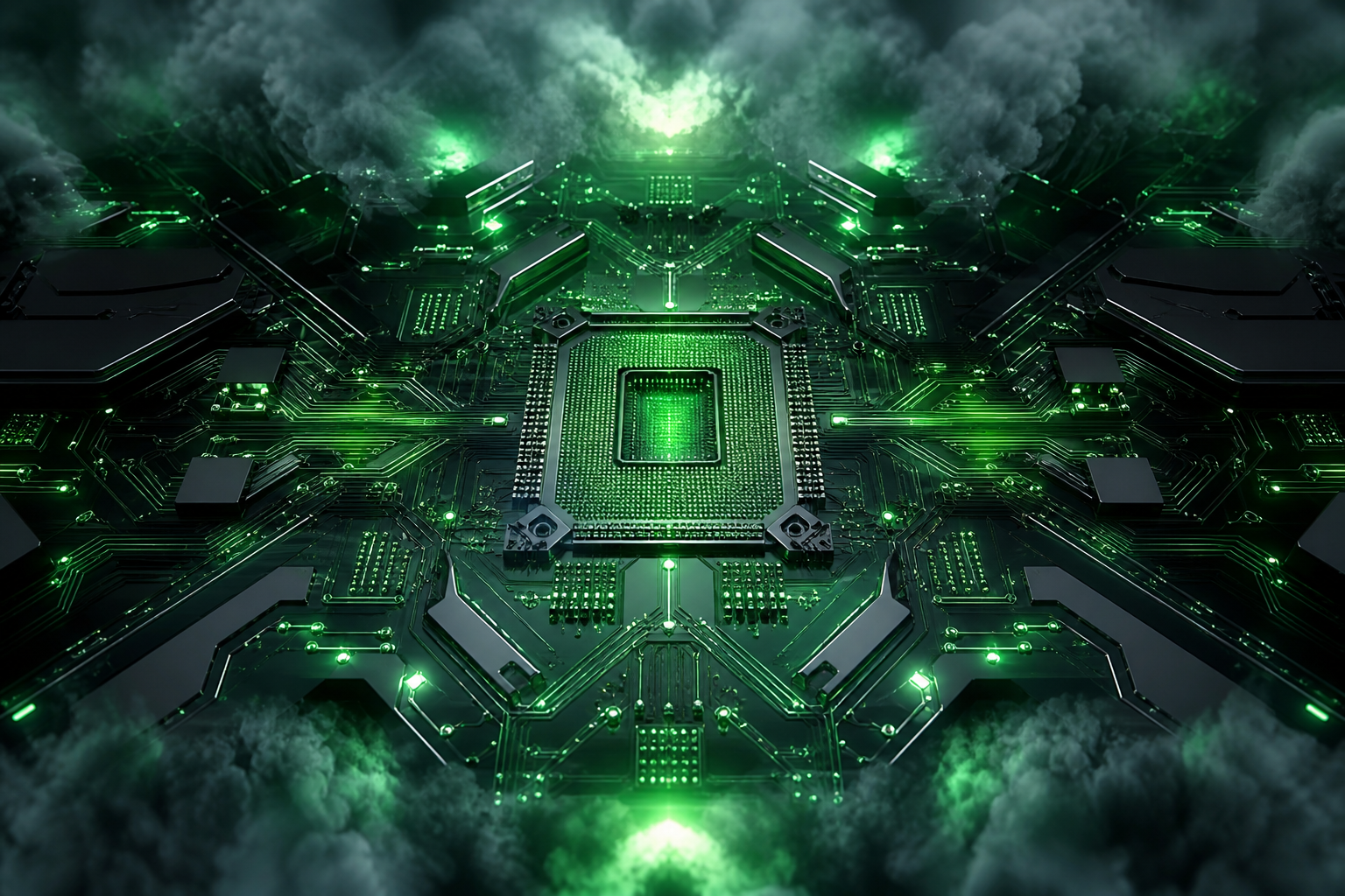 High Tech Motherboard Abstract Closeup Electronics Wallpaper  5 4K