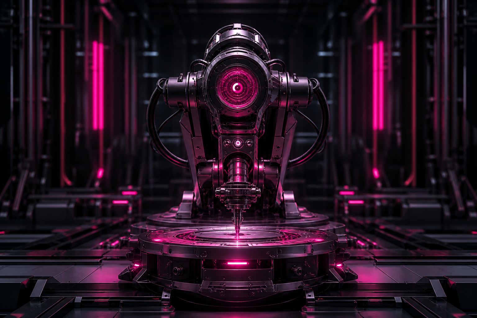 Industrial Robot Arm In Smart Factory Robots Wallpaper  4 4K