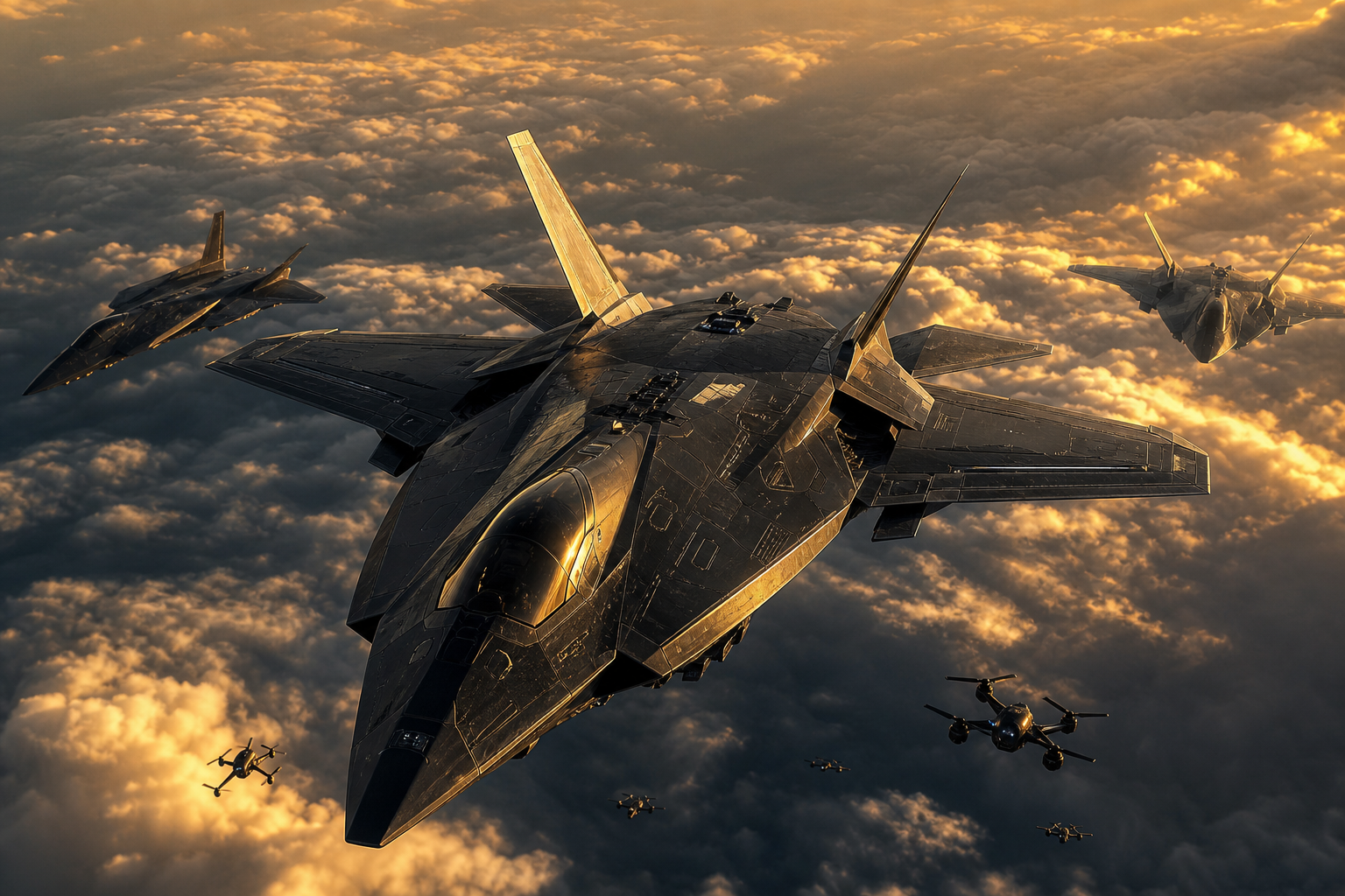 Military Aircraft Above Clouds Military Wallpaper  5 4K
