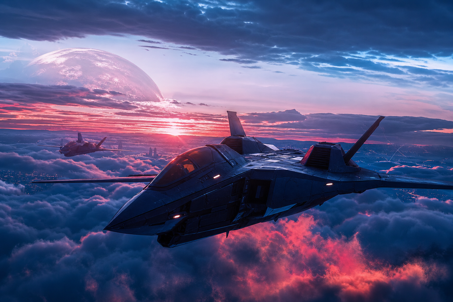 Military Aircraft Above Clouds Military Wallpaper  5 4K