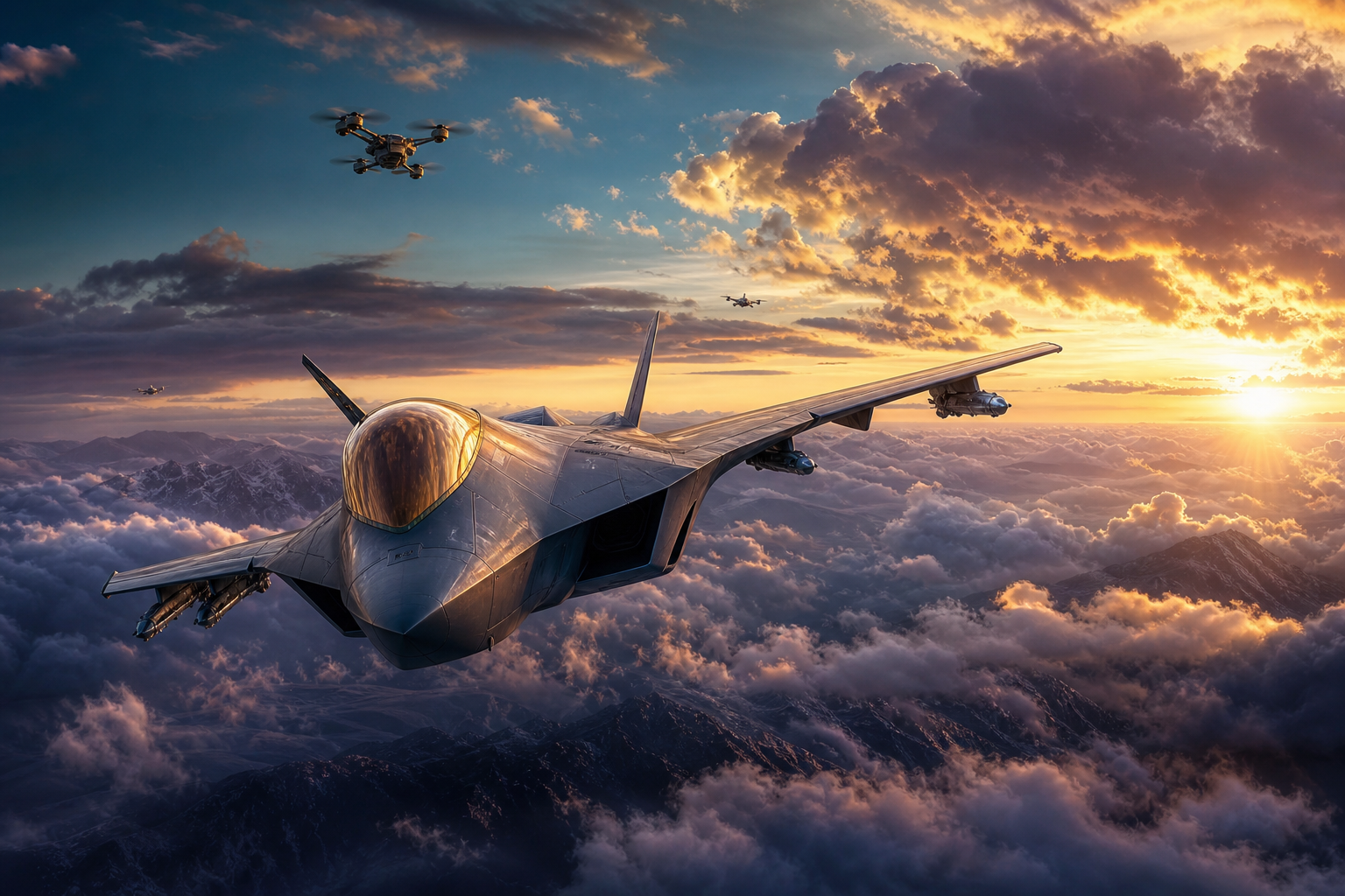 Military Aircraft Above Clouds Military Wallpaper  5 4K