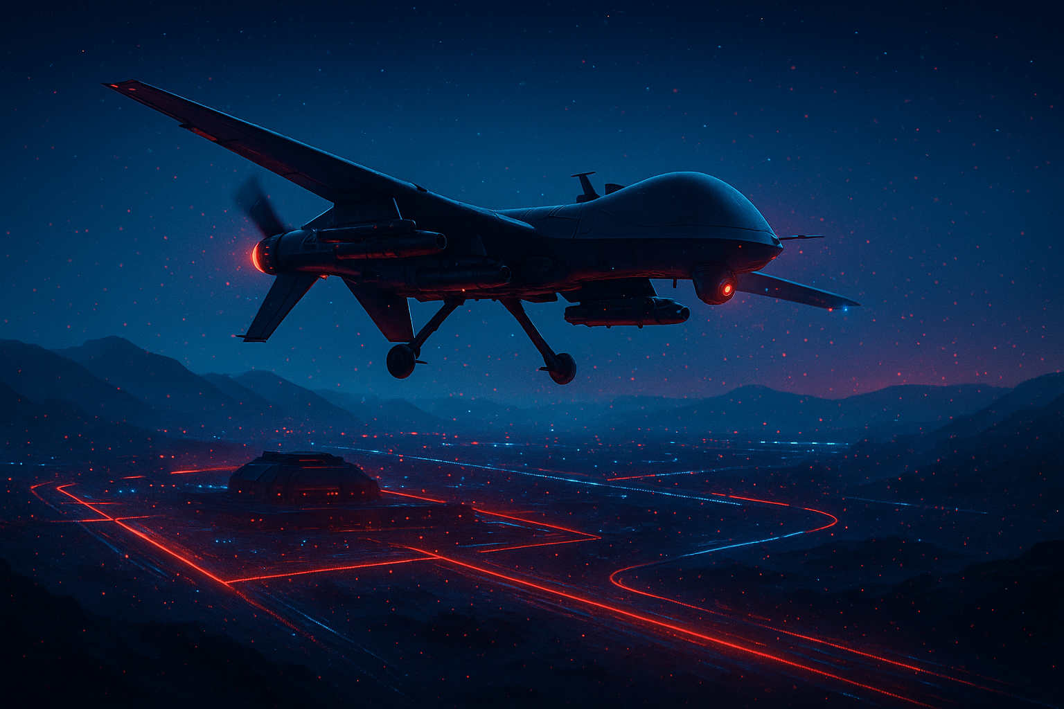 Military Drone Flying Over Mountains Military Wallpaper 18 4K 4K Military Wallpaper