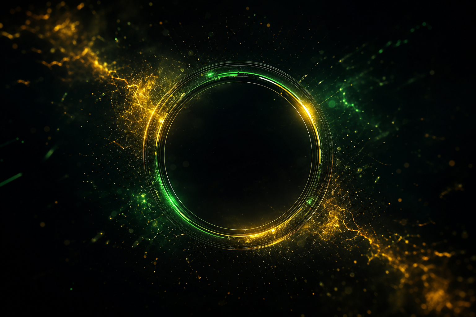 Minimal Dark Neon Ring Amoled Wallpaper  2 4K